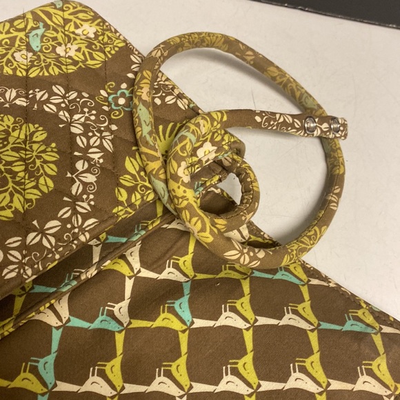 VERA BRADLEY Clutch Satchel Quilted Flap Closure Purse - Picture 17 of 17